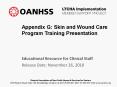 Appendix G: Skin and Wound Care Program Training Presentation PowerPoint PPT Presentation