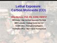 Lethal Exposure: Carbon Monoxide (CO) PowerPoint PPT Presentation