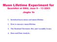 Muon Lifetime Experiment for PowerPoint PPT Presentation