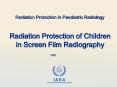 Radiation Protection in Paediatric Radiology PowerPoint PPT Presentation