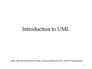 Introduction to UML