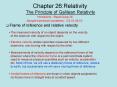 Chapter 26:Relativity PowerPoint PPT Presentation