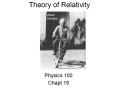Theory of Relativity PowerPoint PPT Presentation