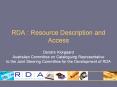 RDA : Resource Description and Access PowerPoint PPT Presentation