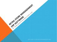 Retail Store management ERP Software