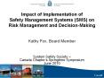 Impact of Implementation of Safety Management Systems (SMS) on Risk Management and Decision-Making PowerPoint PPT Presentation