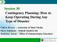 Contingency Planning: How to Keep Operating During Any Type of Disaster PowerPoint PPT Presentation