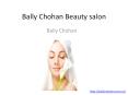 Bally chohan salon PowerPoint PPT Presentation
