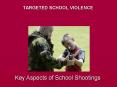 TARGETED SCHOOL VIOLENCE PowerPoint PPT Presentation