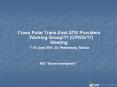 Cross Polar Trans-East ATM Providers Working Group/11 (CPWG/11) PowerPoint PPT Presentation