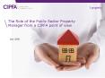 The Role of the Public Sector Property Manager from a CIPFA point of view PowerPoint PPT Presentation