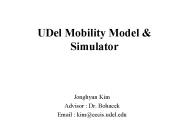 UDel Mobility Model