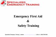 Emergency First Aid Training and Safety Courses Online