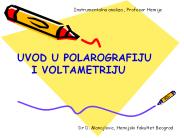 UVOD U POLAROGRAFIJU
