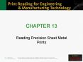 Reading Precision Sheet Metal Prints PowerPoint PPT Presentation