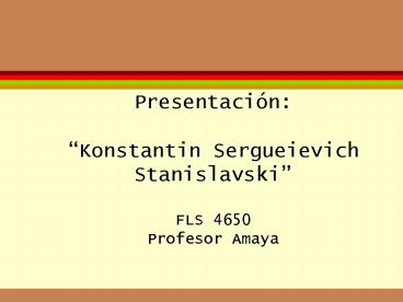 Presentaci