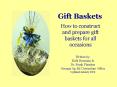 Gift Baskets PowerPoint PPT Presentation