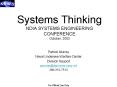 Systems Thinking NDIA SYSTEMS ENGINEERING CONFERENCE October, 2003 PowerPoint PPT Presentation