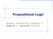 Propositional Logic