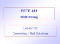 PETE 411 Well Drilling PowerPoint PPT Presentation