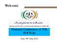National Conference of P.D, D.R.D.As PowerPoint PPT Presentation