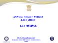 ANNUAL HEALTH SURVEY FACT SHEET KEY FINDINGS PowerPoint PPT Presentation