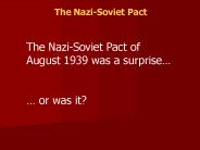 The Nazi-Soviet Pact
