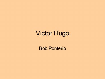 Victor Hugo