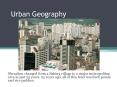 Urban Geography PowerPoint PPT Presentation