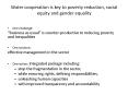 Water cooperation is key to poverty reduction, social equity and gender equality PowerPoint PPT Presentation