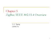 Chapter 5 ZigBee/IEEE 802.15.4 Overview