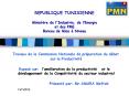REPUBLIQUE TUNISIENNE Minist PowerPoint PPT Presentation
