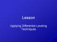 Applying Differential Leveling Techniques PowerPoint PPT Presentation
