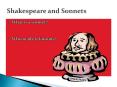 What is a sonnet? PowerPoint PPT Presentation