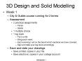 3D Design and Solid Modelling PowerPoint PPT Presentation