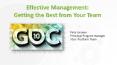 Effective Management: Getting the Best from Your Team PowerPoint PPT Presentation