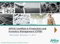 APICS Certified in Production and Inventory Management (CPIM) PowerPoint PPT Presentation