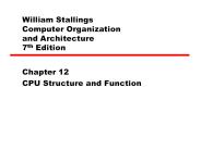 William Stallings Computer Organization and Architecture 7th Edition