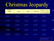 Christmas Jeopardy
