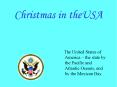 Christmas in theUSA PowerPoint PPT Presentation
