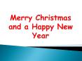 Merry Christmas and a Happy New Year PowerPoint PPT Presentation
