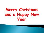 Merry Christmas and a Happy New Year