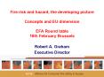 Fire risk and hazard, the developing picture  Concepts and EU dimension  EFA Round table 16th February Brussels PowerPoint PPT Presentation