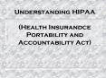 Understanding HIPAA (Health Insurandce Portability and Accountability Act) PowerPoint PPT Presentation