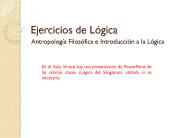 Ejercicios de L