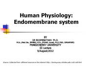 Human Physiology: Endomembrane system