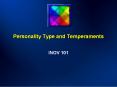 Personality Type and Temperaments PowerPoint PPT Presentation