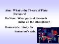 Aim: What is the Theory of Plate    Tectonics? PowerPoint PPT Presentation
