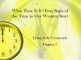 What Time Is It? Four Signs of the Time in Our Western Story PowerPoint PPT Presentation