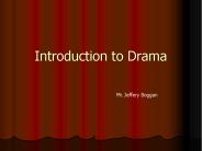 Introduction to Drama